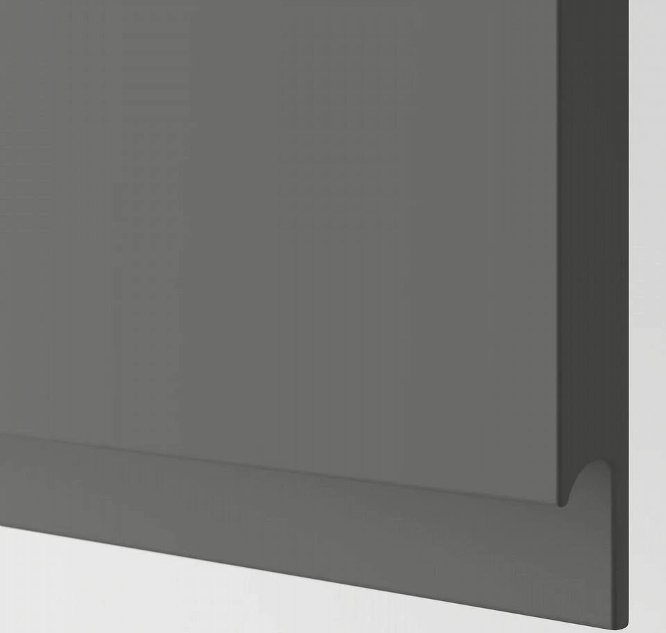 IKEA Фронтальная панель ящика, темно-серый, 60x40 см voxtorp 59.6 x 39.7
