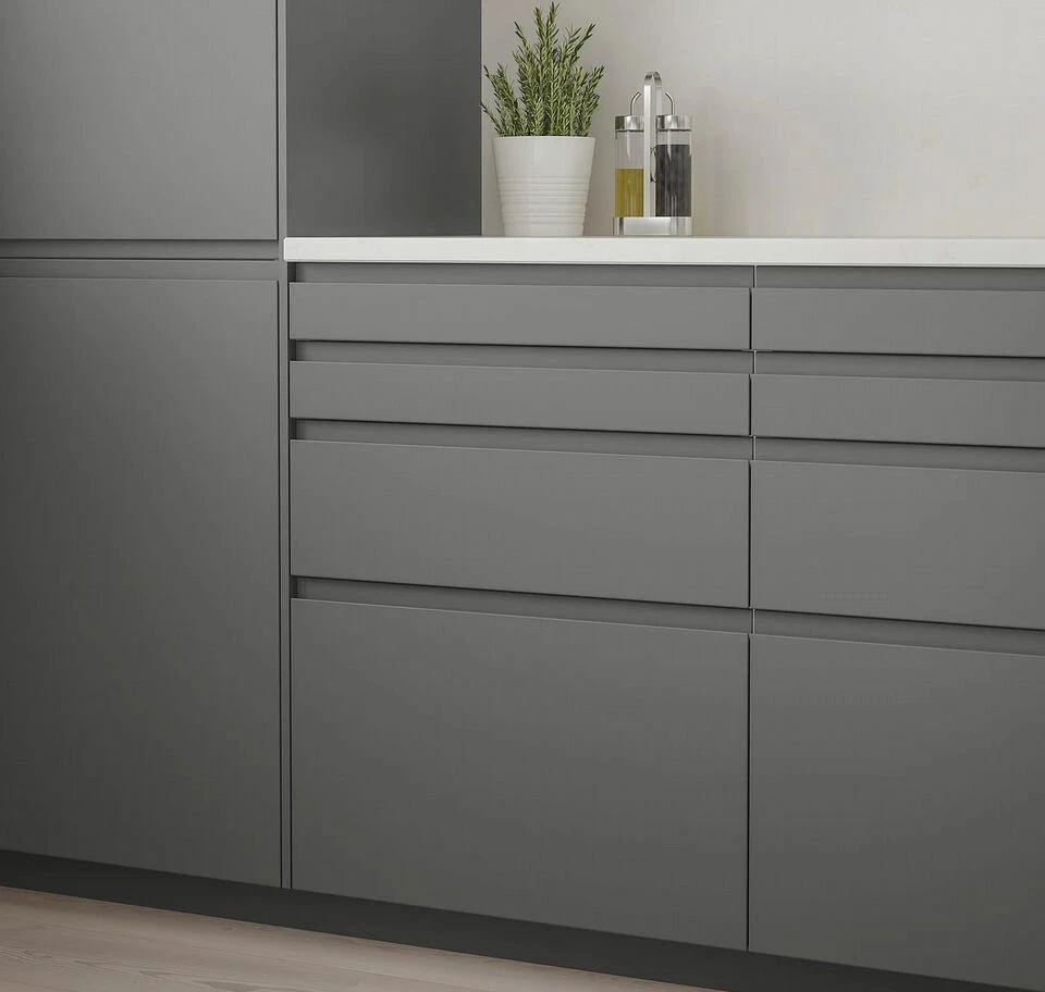 IKEA Фронтальная панель ящика, темно-серый, 60x40 см voxtorp 59.6 x 39.7