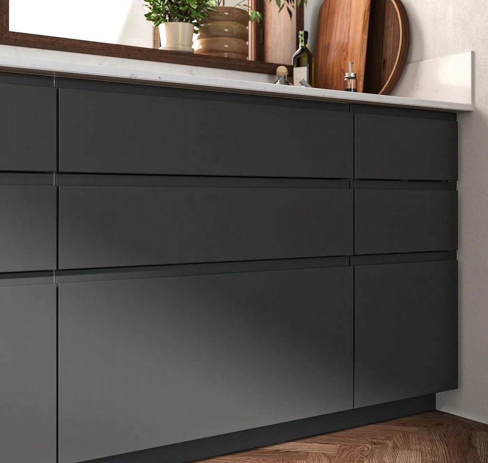 IKEA Фронтальная панель ящика, темно-серый, 60x40 см voxtorp 59.6 x 39.7